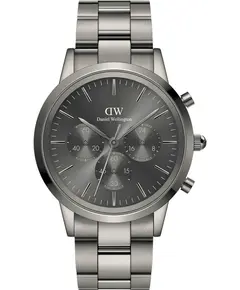 Часы Daniel Wellington Iconic Chronograph Link Graphite GM DW00100643, фото 