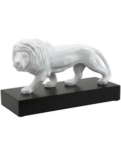 GOE-30800121 Lion figurine L'Art d'Objets Studio 8 – Lion blanc Goebel, фото 