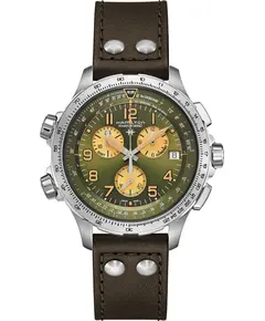 Мужские часы Hamilton Khaki Aviation X-Wind GMT Chrono Quartz H77932560, фото 