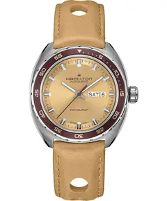 Мужские часы Hamilton American Classic Pan Europ Day Date Auto H35435820 + ремешок, фото 