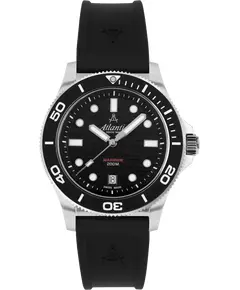 Мужские Часы Atlantic Mariner Quartz Wave Black 81371.41.69PU, фото 