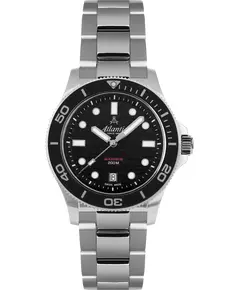 Мужские Часы Atlantic Mariner Quartz Wave Black 81376.41.69, фото 