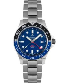 Мужские Часы Atlantic Mariner Wave Quartz GMT Blue 81576.41.59GMT, фото 