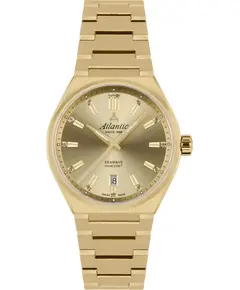 Женские Часы Atlantic Seawave 35mm Yellow Gold 39365.45.31, фото 