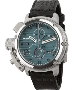 Чоловічий Годинник U-Boat Chimera 46mm Chrono SS BLU 9589, зображення 