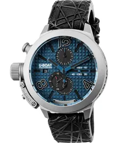 Чоловічий Годинник U-Boat Classico 45mm Titanium Tungsten Blue 3003, зображення 