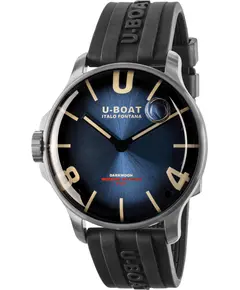 Чоловічий Годинник U-Boat Darkmoon 44mm Blue SS Soleil 8704/D, зображення 
