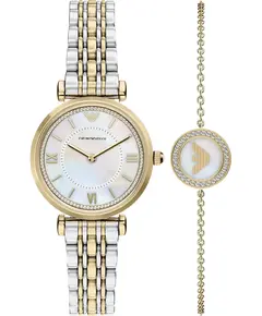 Жіночий Годинник Emporio Armani Gianni T-bar AR80086SET + браслет, зображення 