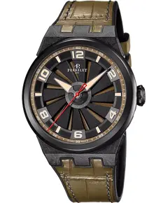 Чоловічий Годинник Perrelet Turbine Carbon Khaki A4065/8, зображення 