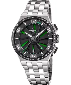 Чоловічий Годинник Perrelet Turbine Chrono Evo Grass Green A4072/2 + ремешок, зображення 
