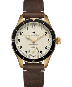 Мужские Часы Hamilton Khaki Aviation Pilot Pioneer Mechanical Bronze 43mm H76709510, фото 