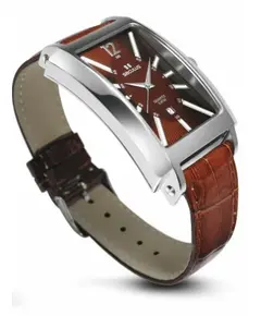 Мужские часы Seculus 4476.1.505 ss case, brown dial, brown leather, фото 