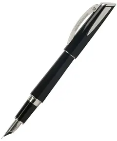 764ST02A59F Pininfarina F.Pen Regular Black Tub. F Пір'яна ручка Visconti, зображення 
