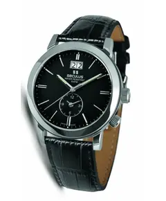 Мужские часы Seculus 9537.1.620 black, ss, black leather, фото 