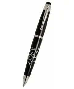 COR.03 BP black resin mother pearl inserted in barrel rhodinated Шариковая Ручка Signum, фото 