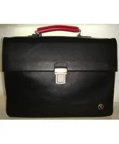 M11.B01 Bag leather whit 1 zip   Портфель Marlen, фото 