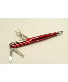 SP140 Ручка - нож с фонариком, красная Wagner of Switzerland, фото 