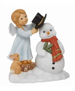 GOE-11750501 Frostys Guardian – Figurine Angel Nina and Marco Winterengelchen mit Swarovski Steinen Goebel, зображення 