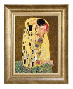 GOE-66534461 The Kiss - Picture 34 cm Artis Orbis Gustav Klimt Goebel, фото 