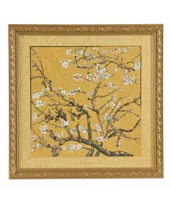 GOE-66534711 Almond Tree – Picture gold 68 x 68 cm Artis Orbis Vincent van Gogh Goebel, зображення 