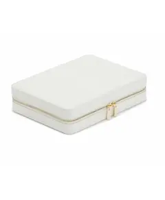 766153 Maria Large Zip Jewelry Case - White WOLF, фото 