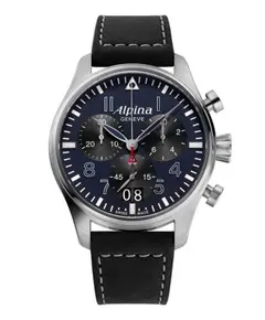 Часы Alpina AL-372NB4S6 STARTIMER PILOT QUARTZ CHRONOGRAPH BIG DATE, фото 