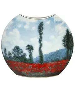 GOE-66539551 Artis Orbis - Claude Monet Tulip and Poppy Field Vase Porcelain 30cm, зображення 