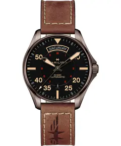 Чоловічий годинник Hamilton Khaki Aviation Day Date Auto H64605531, зображення 