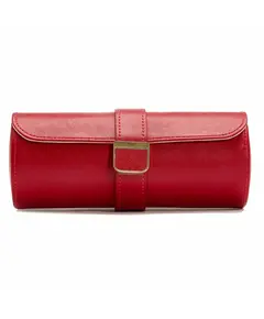213972 Palermo Double Watch Roll With Jewelry Pouch - Red WOLF, зображення 