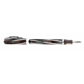 26771PDA56F Divina Elegance Medium Royal brown 23F Пір'яна ручка Visconti, image 