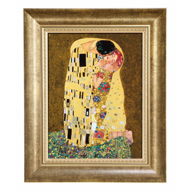 GOE-66534461 The Kiss - Picture 34 cm Artis Orbis Gustav Klimt Goebel, image 