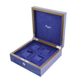 Шкатулка Rapport L400 Wooden watch collectors box 4 Blue, фото 