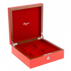 Шкатулка Rapport L420 Wooden watch collectors box 4 Red, фото 