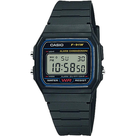 Мужские часы Casio F-91W-1YER, фото 