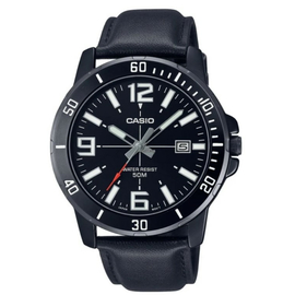 Чоловічий годинник Casio MTP-VD01BL-1B, image 