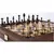 SKW34E40H Manopoulos Wooden Chess set - Metal Staunton Chessmen & Olive Burl/Wenge Chessboard 35cm Inlaid on wooden box, фото 4