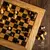 SW42B40H Wooden Chess set Olive Burl Chessboard 40cm with Staunton Chessmen, фото 10