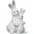 GOE-66844551 Snow White You and Me 16 cm Easter Rabbit Porcelain Goebel, фото 