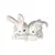 GOE-66845611 Figurine Rabbit Snow White Forever Easter bunny Goebel, фото 5