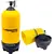 Чоловічий годинник Citizen Promaster Dive Automatic 200M NB6025-59H + футляр Diver Bottle, зображення 5