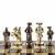 S12CRED Manopoulos Medieval Knights chess set with bronze-gold chessmen / Red chessboard, фото 3