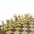 S10BRO Manopoulos Archers chess set with gold-silver chessmen/Brown chessboard 44cm, фото 4