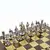 S10BRO Manopoulos Archers chess set with gold-silver chessmen/Brown chessboard 44cm, фото 5