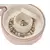 392315 Sophia Round Mini Travel Zip Case WOLF Rose, фото 5