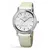 Женские часы Seculus 1673.2.1063 white-cz, ss-cz, pearl leather, фото 