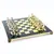 S4GRE Manopoulos Greek Mythology chess set with gold-silver chessmen/Green chessboard 36cm, зображення 