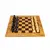 SW4040H Manopoulos Olive Burl chessboard 40cm with modern style chessmen 7.6cm  in luxury wooden gift box, фото 8