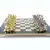 S10GRE Manopoulos Archers chess set with gold-silver chessmen/Green chessboard 44cm, фото 5