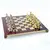 S4RED Manopoulos Greek Mythology chess set with gold-silver chessmen/Red chessboard 36cm, фото 
