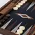 BCB1 Manopoulos Handmade Fossile Forest Inlaid Backgammon with Wenge & Oak points with Side racks 48x30cm, фото 5